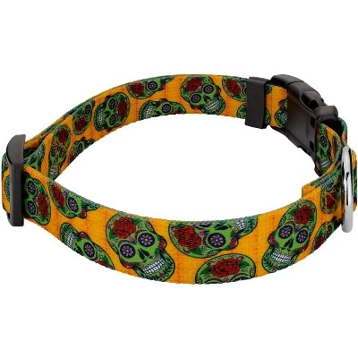 Country Brook Petz - Deluxe Sugar Skulls Dog Collar - Made in The U.S.A. 4 Country Brook Petz - Deluxe Sugar Skulls Dog Collar - Made in The U.S.A. - Image 2