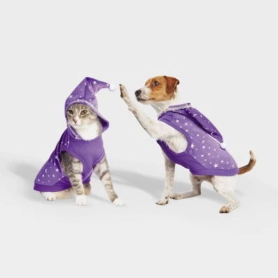 Basic Halloween Velour Wizard Cat and Dog Hoodie - Hyde & EEK! Boutique™ 6 Basic Halloween Velour Wizard Cat and Dog Hoodie - Hyde & EEK! Boutique™ - Image 5