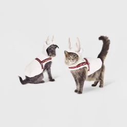 Dog and Cat Hoodie Costume - White Reindeer - Wondershop™ -Pet Halloween Costumes Sales Store GUEST 8d89e0d1 9bb6 42d0 9448 b4258b01d8e6